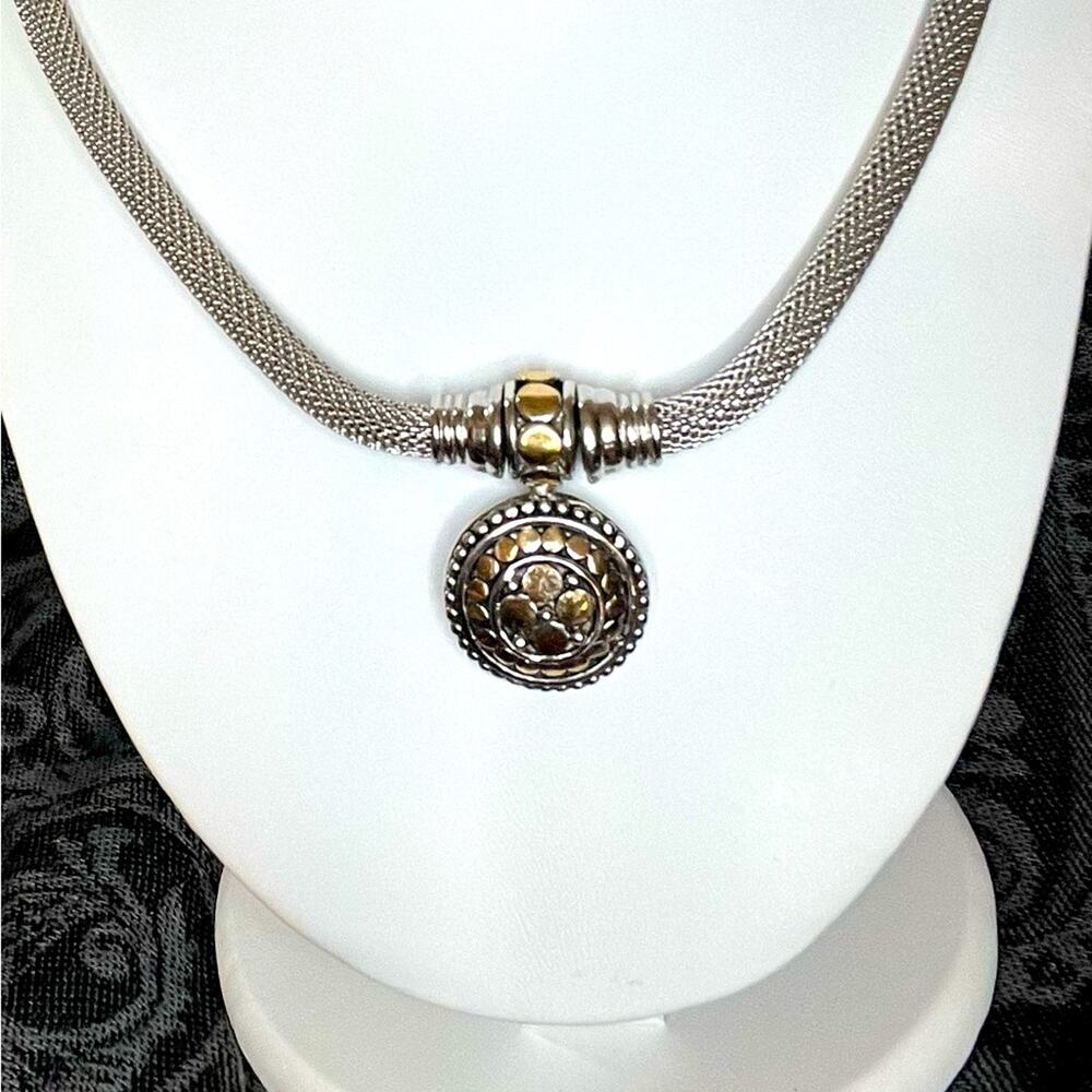 Magnetic clasp mesh chain choker 16” - Picture 7 of 7